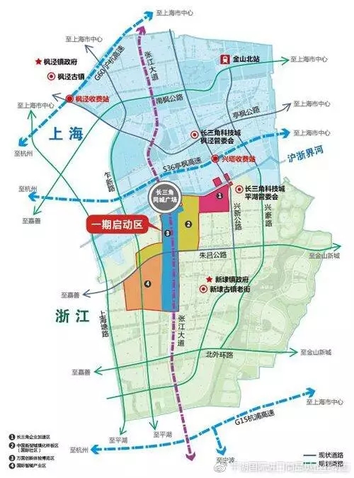 平湖新埭张江工业园,一园跨2省